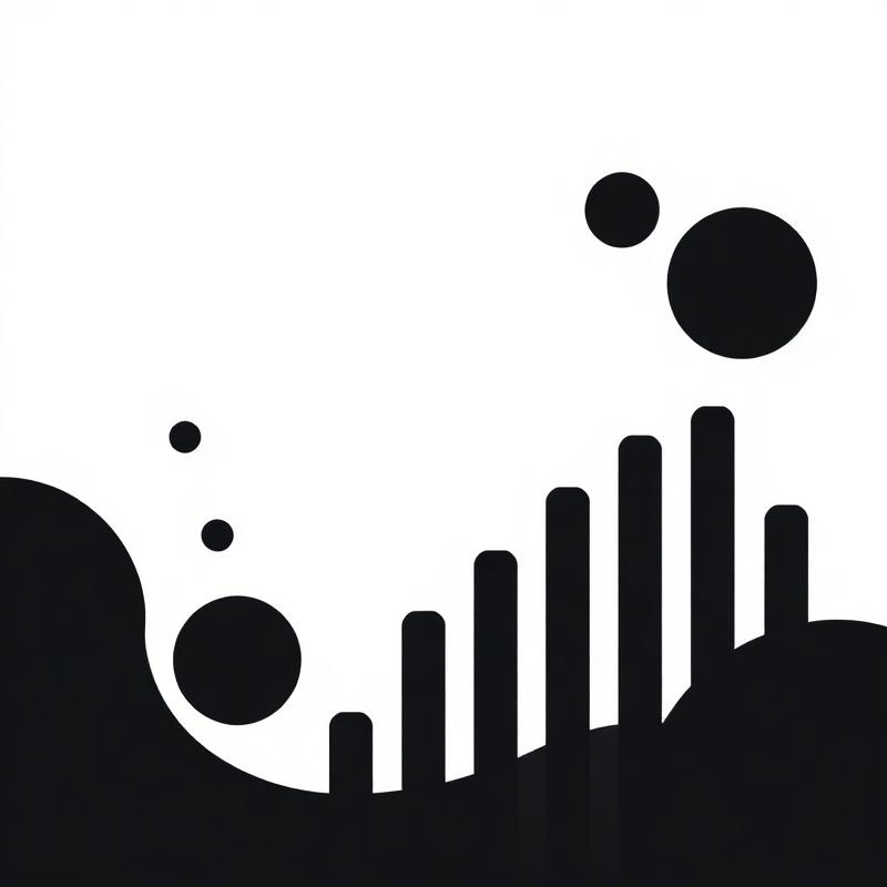 Abstract growth data visualization